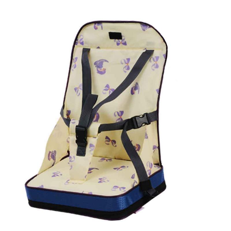 TinyDiner™ Patterned Travel Booster Seat | Foldable High Chair Harness