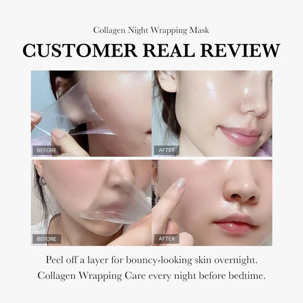 GlowRecover™ Hydrolyzed Collagen Overnight Mask | Intensive Glass Skin Recovery Serum