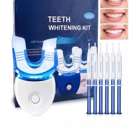 SmileStrobe™ LED Whitening Kit | Viral 5-LED Accelerator with Precision Gel Applicators