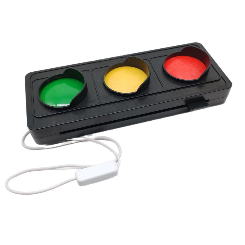 SignalFlow™ Retro Traffic Signal Lamp | Viral 3-Color Wall Mount Mood Light
