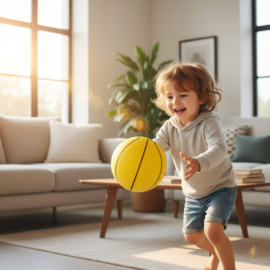 Silent basketball for apartments