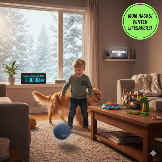 Canadian mom surviving winter indoors with kids and pets - parenting hacks