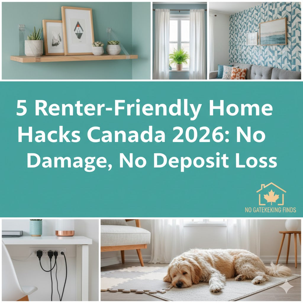 5 Renter-Friendly Home Hacks Canada 2026: No Damage, No Deposit Loss