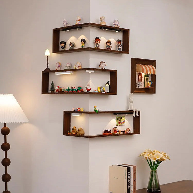 The Spotlight Corner Shelf™ (Integrated Warm LED)