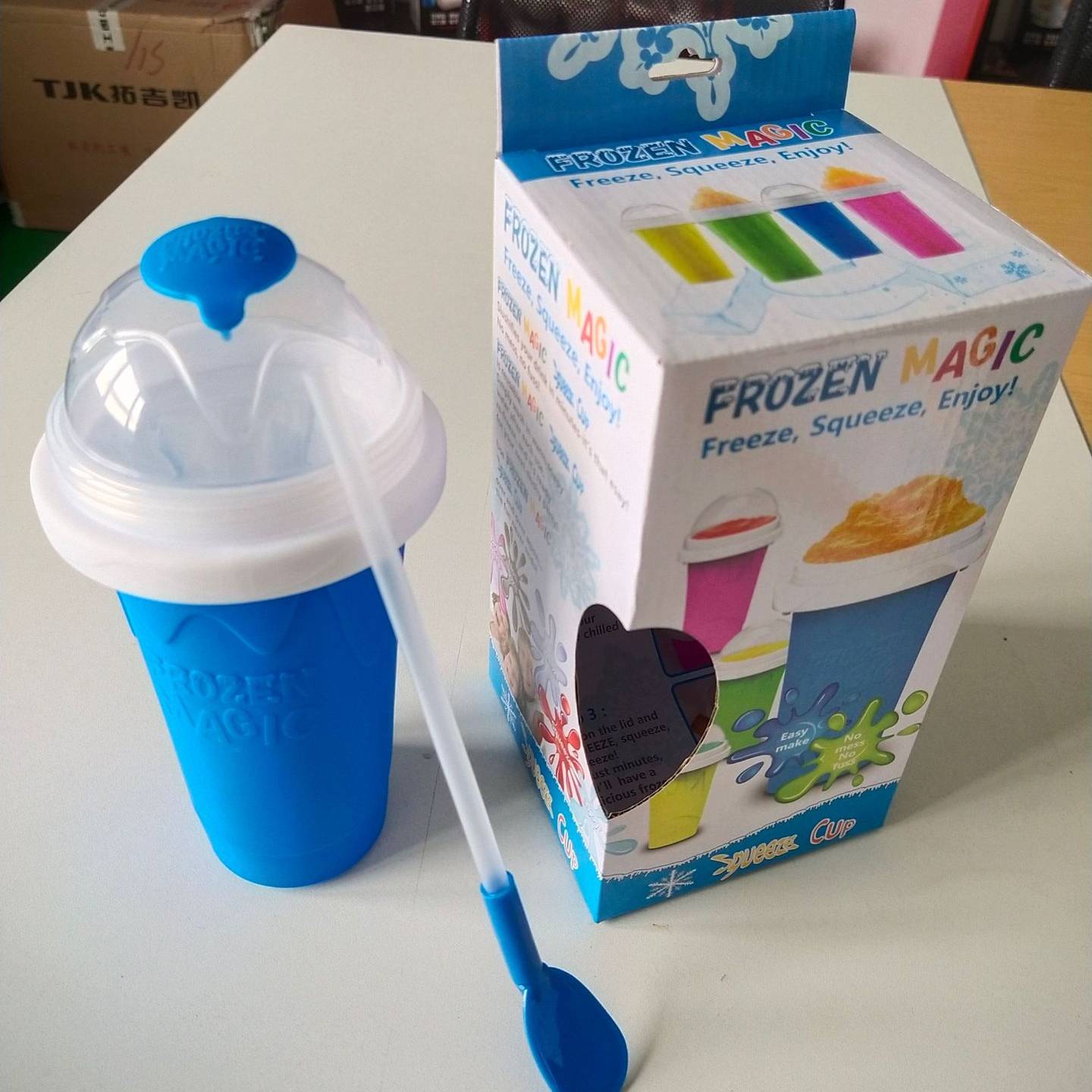SlushSqueeze™ Instant Slushie Maker | Viral Frozen Magic Squeeze Cup