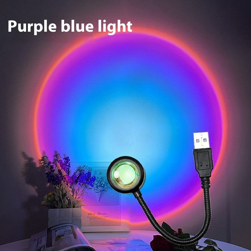 AuraView™ 7-Color Sunset Projection Lamp