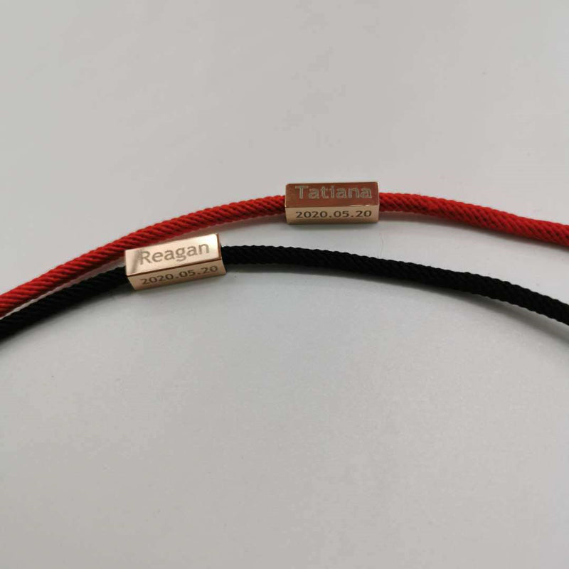 Eternal Bond™ Magnetic Couple Bracelets | Personalized Custom Name Edition