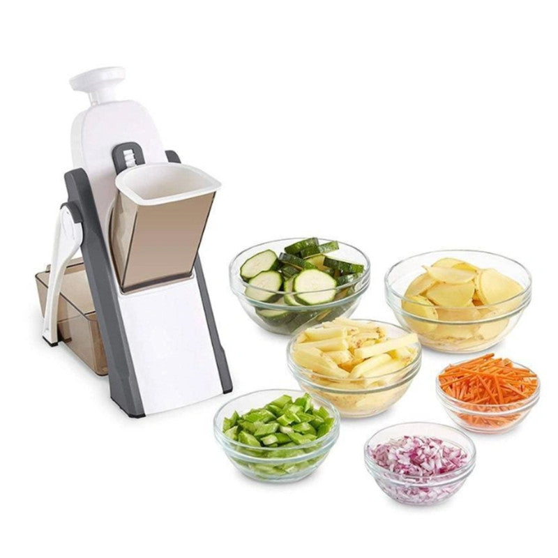 PrepMaster Safe-Slice Upright Mandoline & Chopper | Cut Meal Prep Time in Half