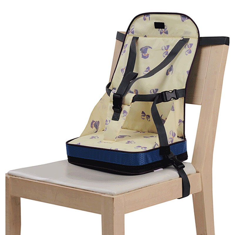TinyDiner™ Patterned Travel Booster Seat | Foldable High Chair Harness