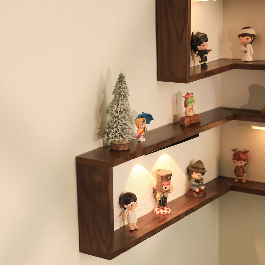 The Spotlight Corner Shelf™ (Integrated Warm LED)