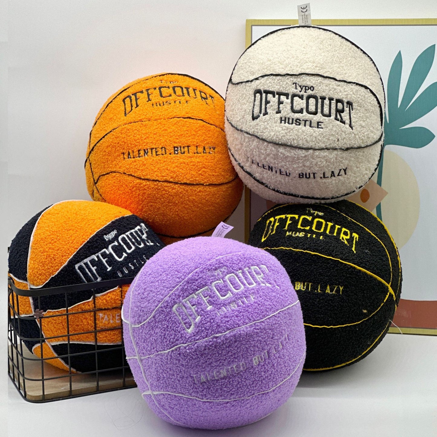 CourtCloud™ Sherpa Basketball Pillow | The Viral Streetwear Decor Piece