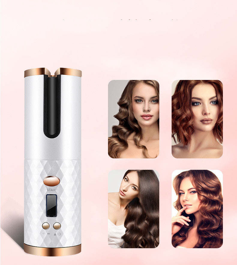 SwiftCurl™ Professional Automatic Rotating Curler | Cordless Intelligent Hair Waver