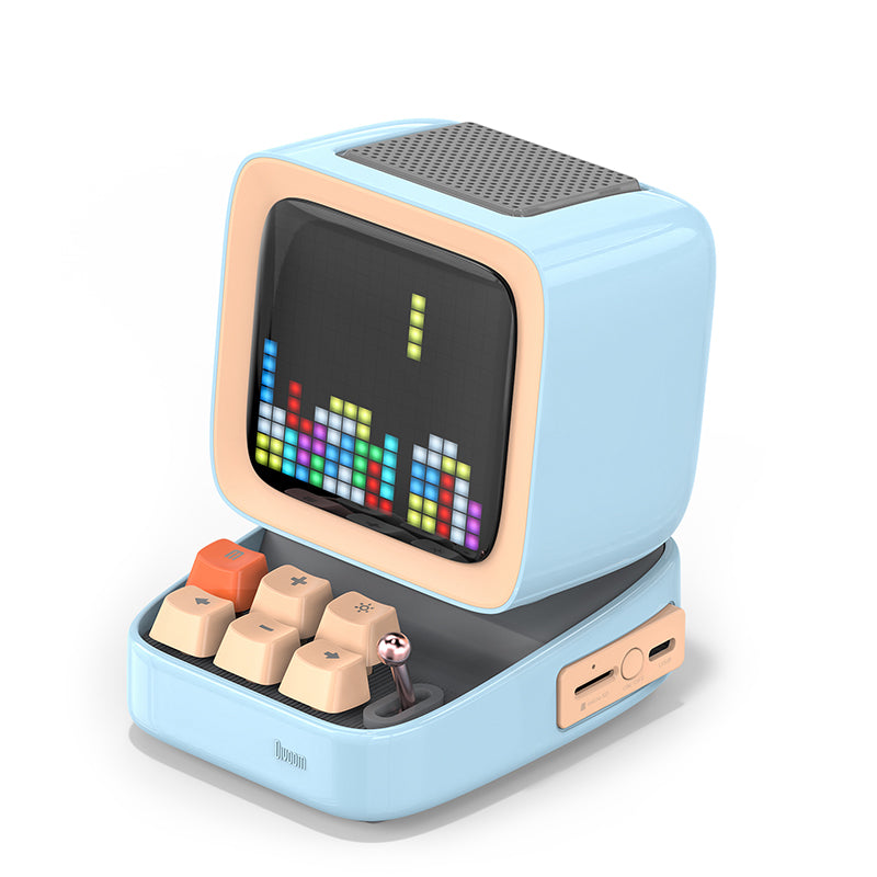 RetroVibe™ Pixel Art Bluetooth Speaker & Desktop Companion