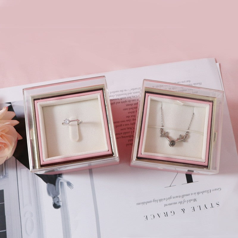 EternalRose™ Preserved Flower Jewelry Box | Viral Hidden Necklace Gift Set