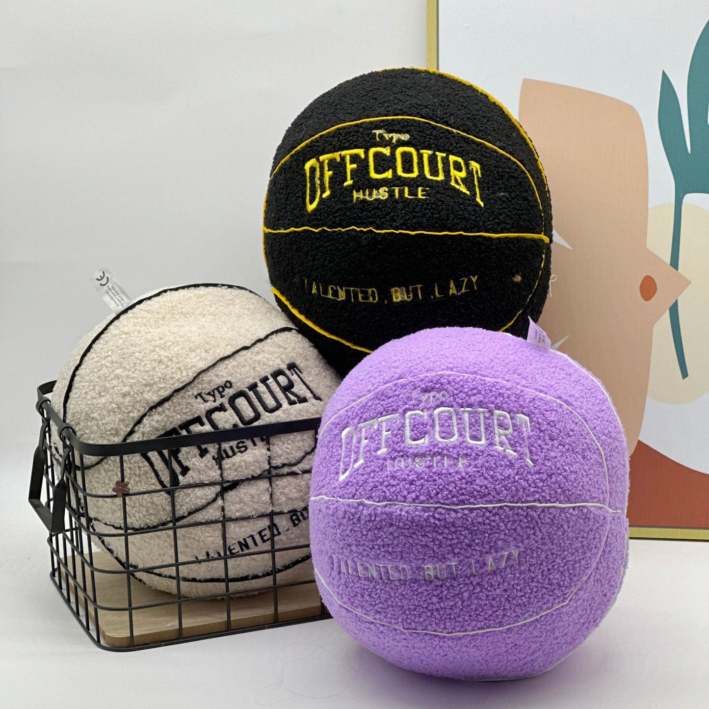 CourtCloud™ Sherpa Basketball Pillow | The Viral Streetwear Decor Piece
