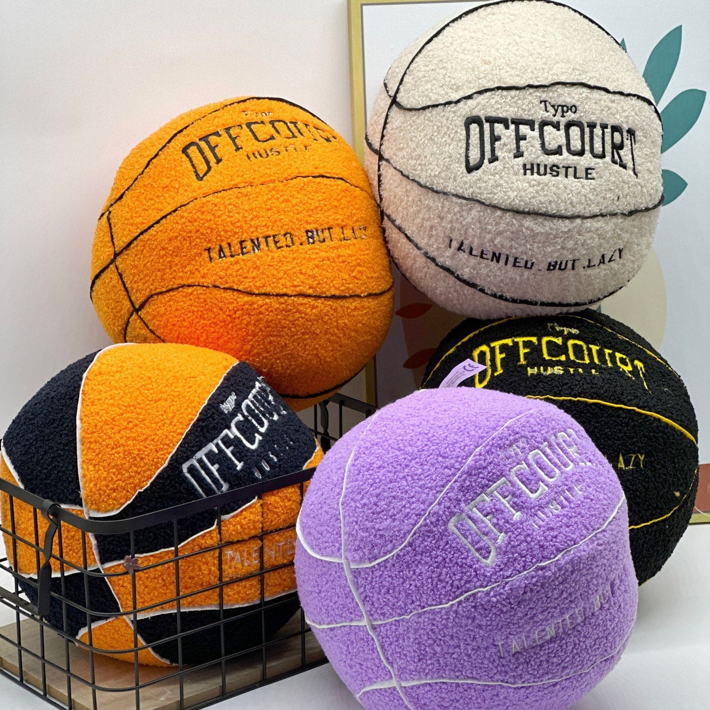 CourtCloud™ Sherpa Basketball Pillow | The Viral Streetwear Decor Piece