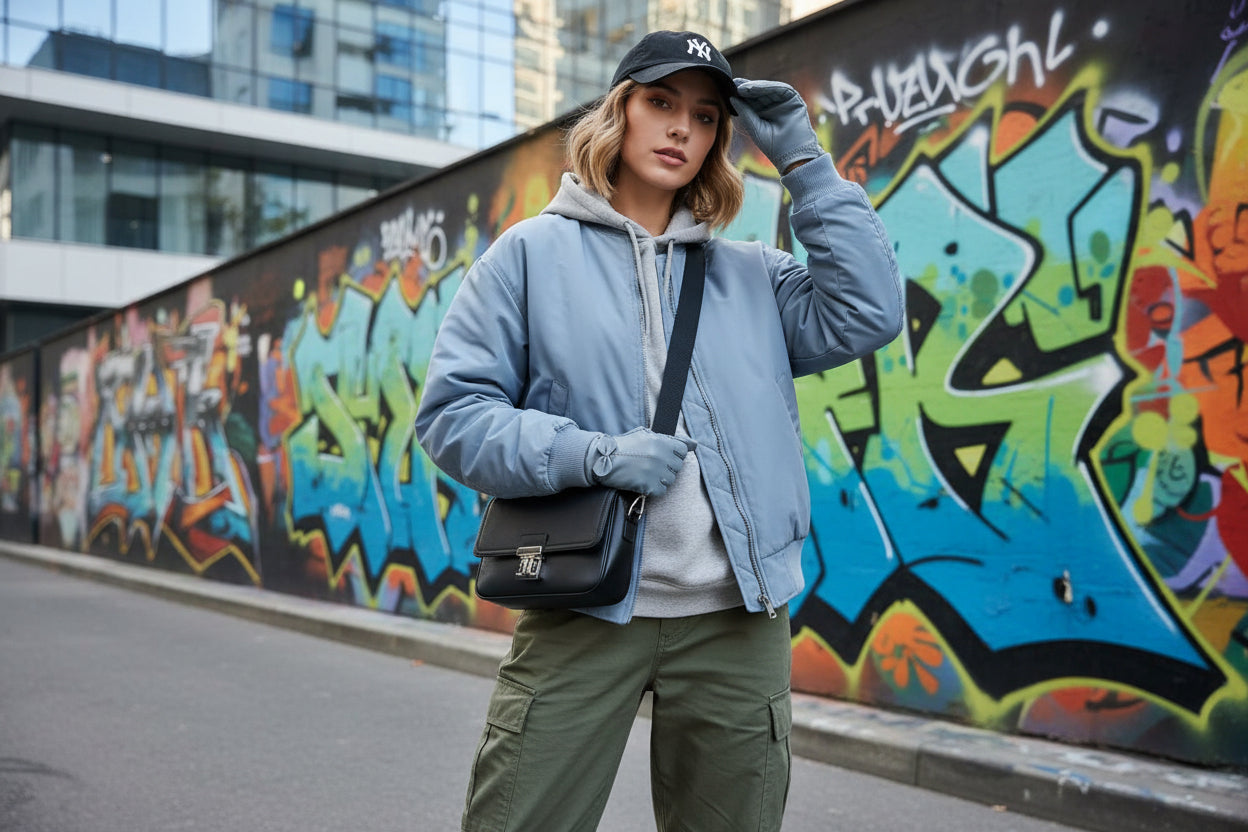 The Coquette Luxe™ | Slim-Fit Faux Leather Bow Detail Gloves