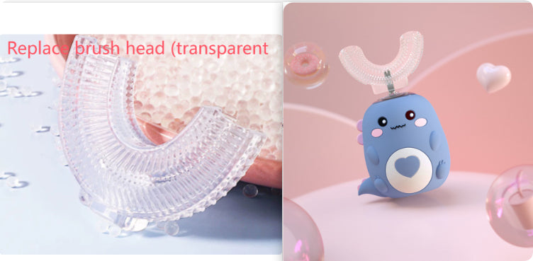 DinoSmile™ Ultrasonic U-Shaped Kids Toothbrush | 360° Automatic Cleaner