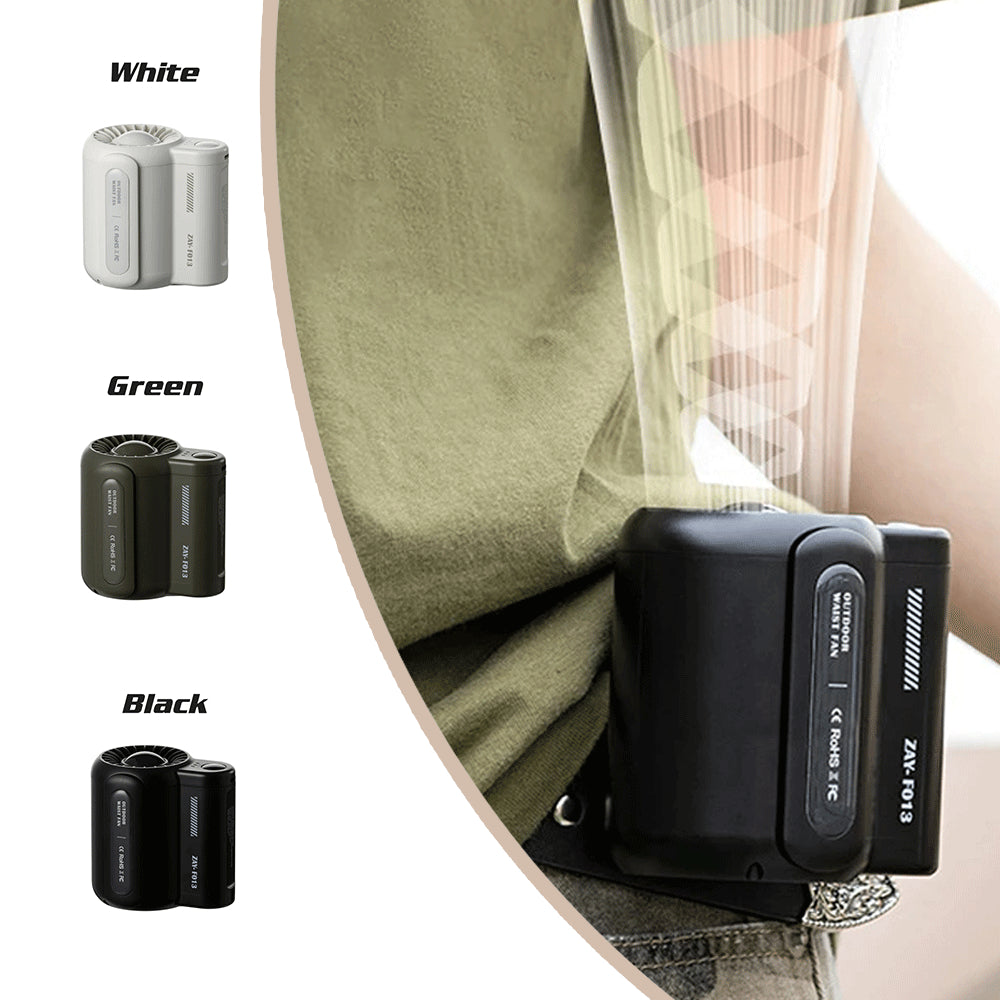 ArcticBelt™ Wearable Waist Clip Fan | Hands-Free Under-Shirt Cooling