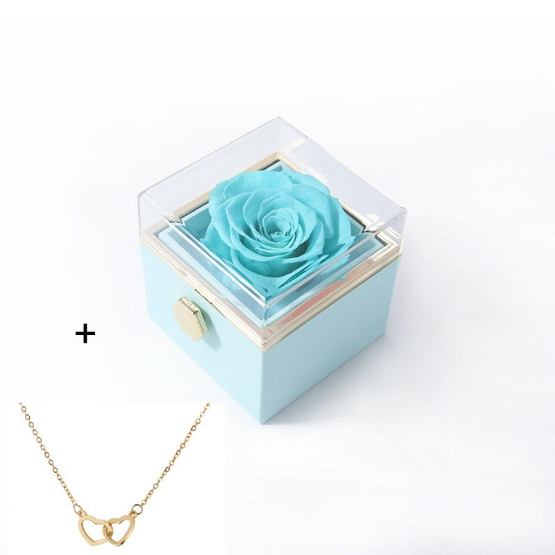 EternalRose™ Preserved Flower Jewelry Box | Viral Hidden Necklace Gift Set