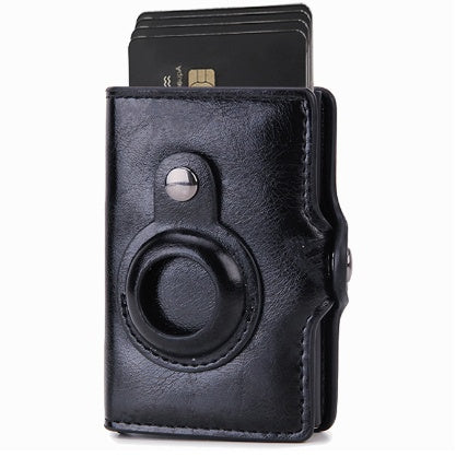 SwitchVault™ Carbon Fiber Pop-Up Wallet | Viral AirTag & RFID Blocking Slim Holder