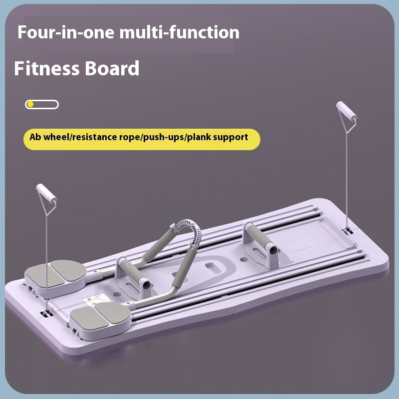Studio-Flow: Portable All-in-One Pilates Reformer Board & Resistance System