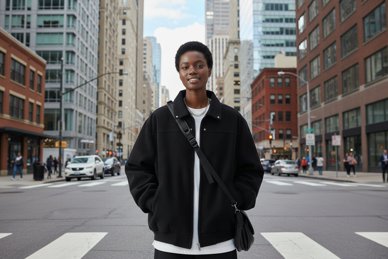 UrbanEdge™ Blush Acid-Wash Bomber