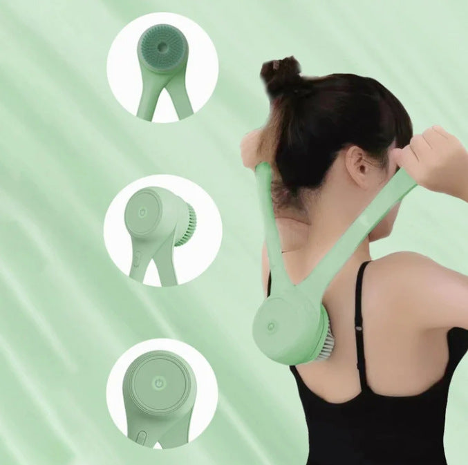 HydroGlow™ Long-Reach Electric Exfoliating Body Brush | The Back Scrubber