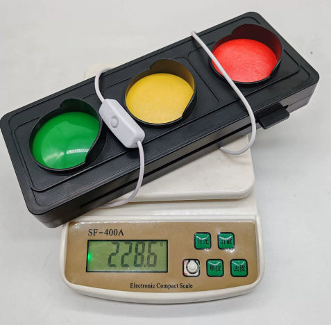 SignalFlow™ Retro Traffic Signal Lamp | Viral 3-Color Wall Mount Mood Light