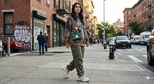 VerdeVogue™ Croc-Embossed Mini Chain Bag | Emerald Green Evening Clutch