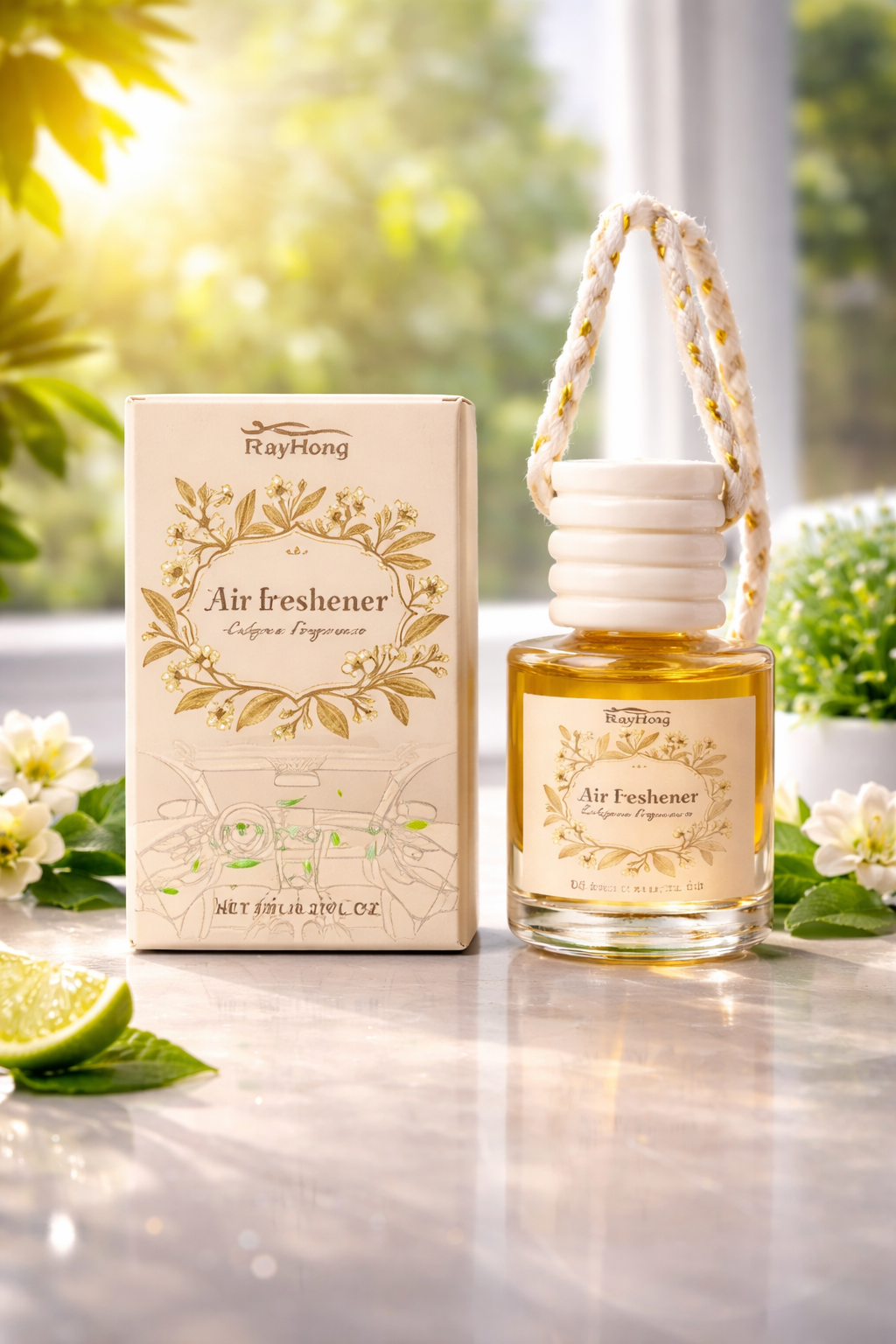 DriveAura™ Hanging Car Cologne | Viral Aesthetic Essential Oil Diffuser