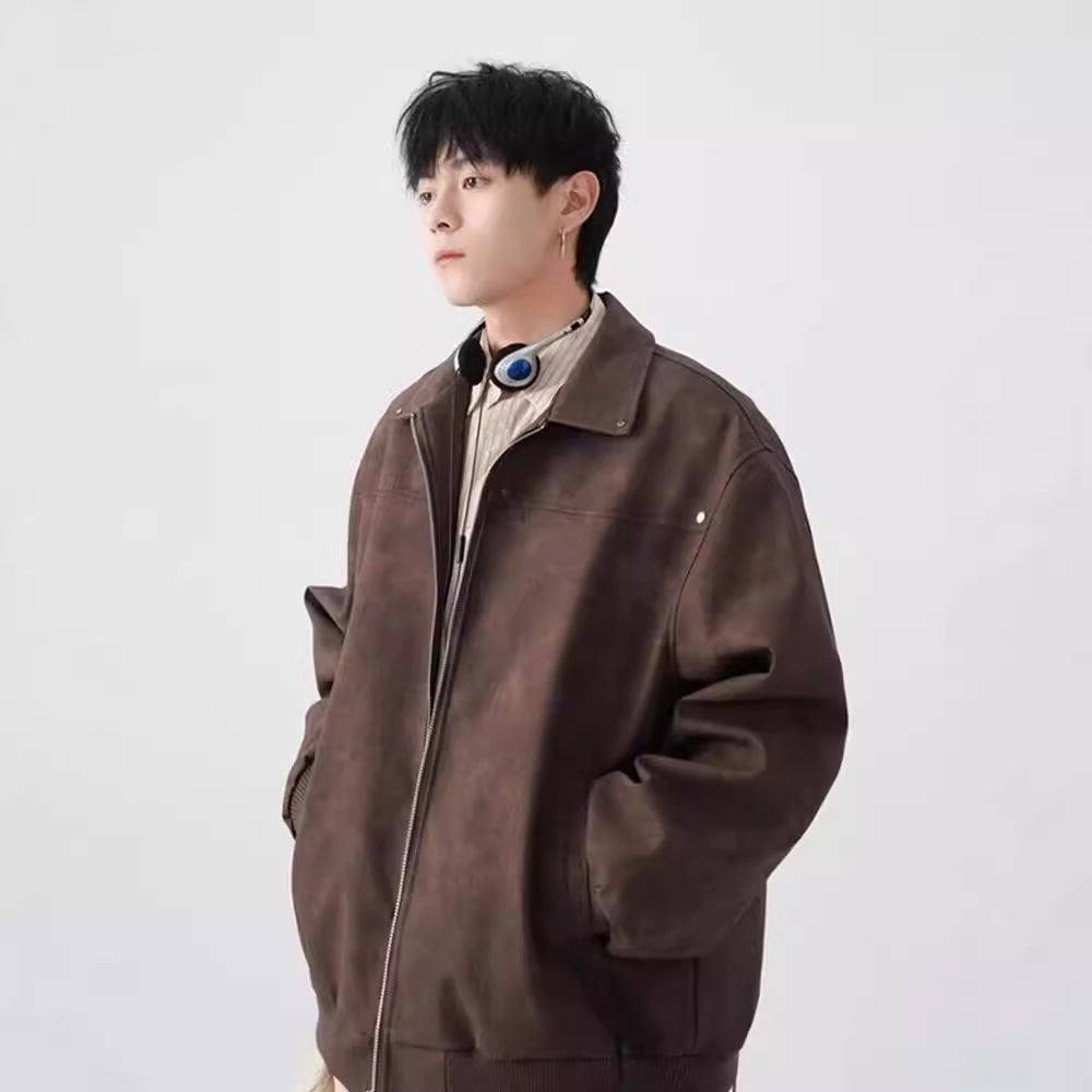 UrbanEdge™ Blush Acid-Wash Bomber