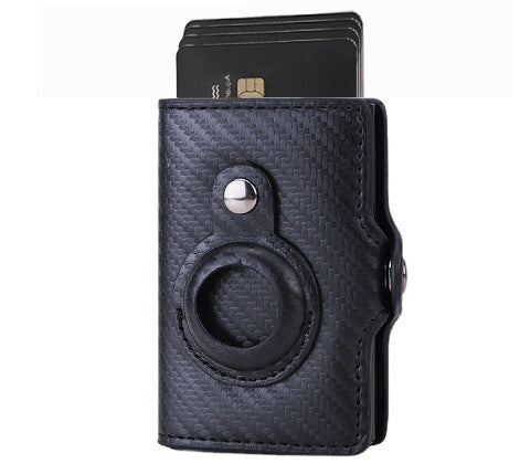 SwitchVault™ Carbon Fiber Pop-Up Wallet | Viral AirTag & RFID Blocking Slim Holder