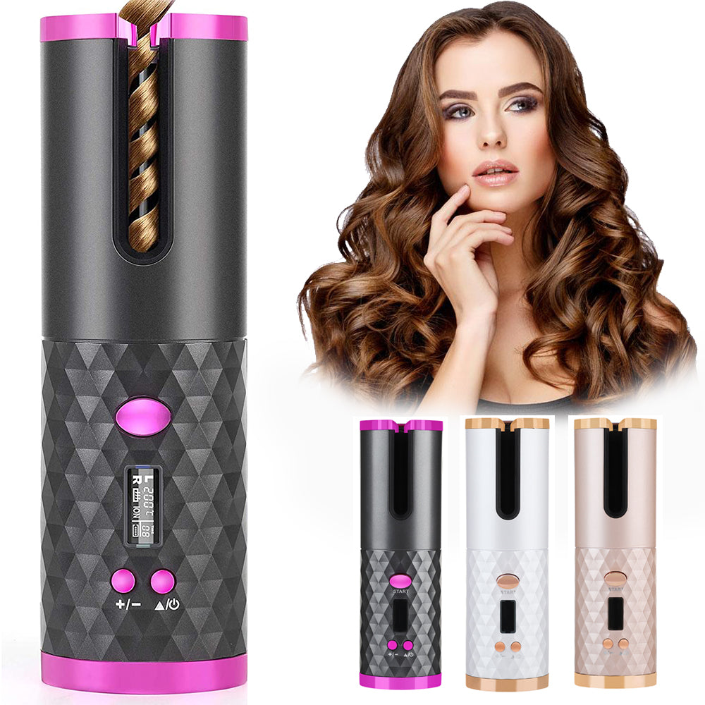 SwiftCurl™ Professional Automatic Rotating Curler | Cordless Intelligent Hair Waver