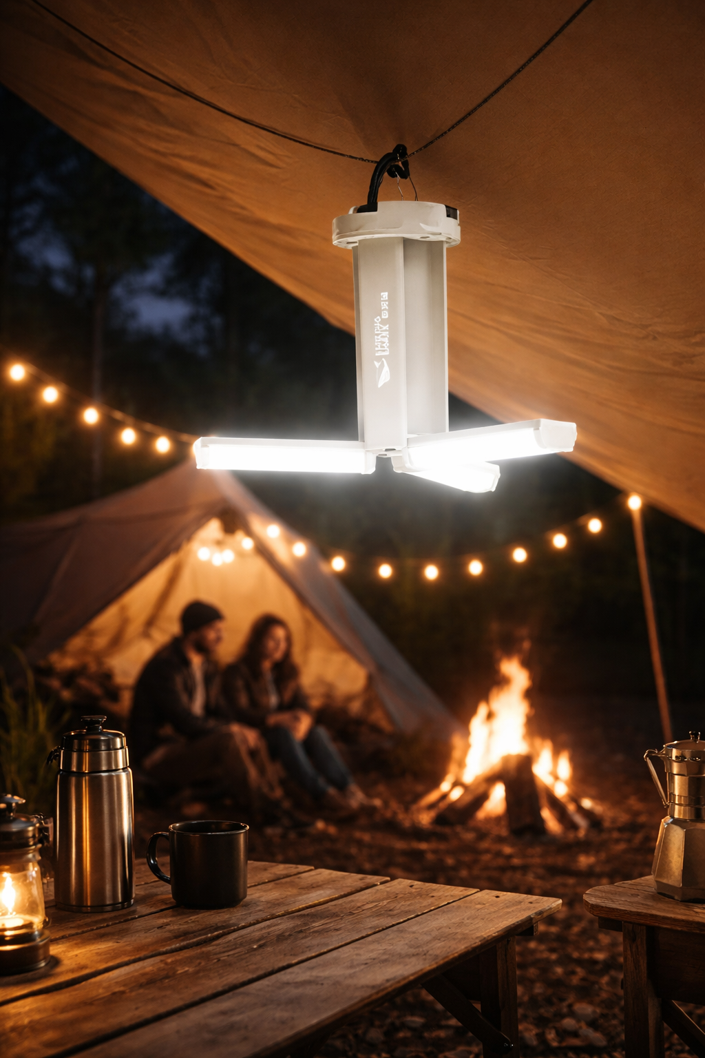 StreetWise™ Foldable LED Camping Lantern | Rechargeable Hanging Tent Light