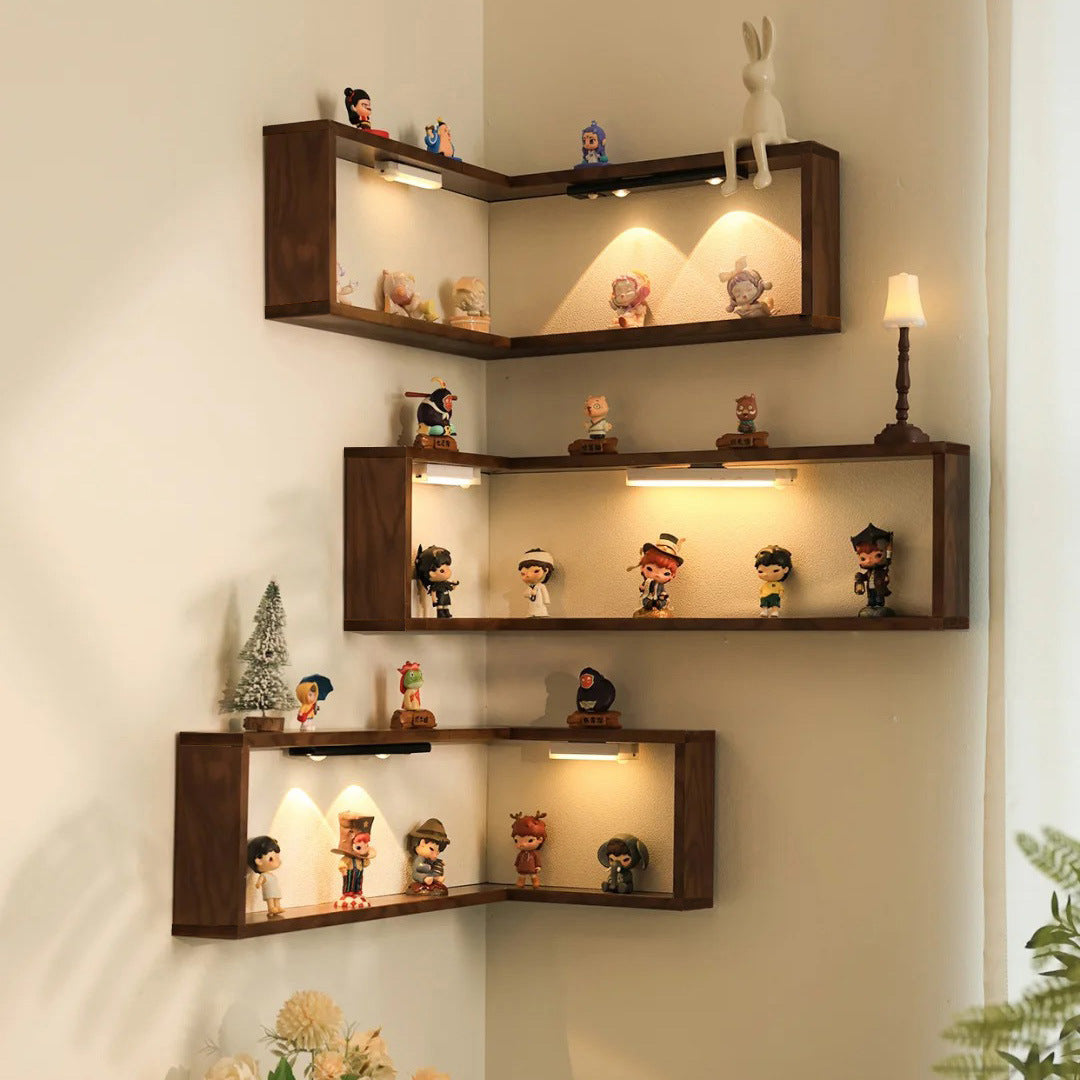 The Spotlight Corner Shelf™ (Integrated Warm LED)
