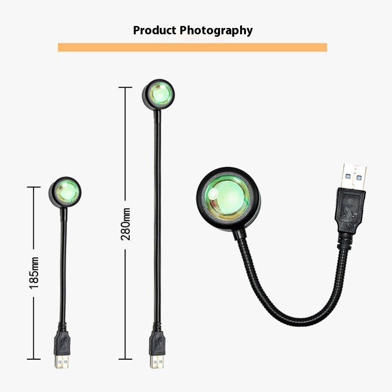 AuraView™ 7-Color Sunset Projection Lamp