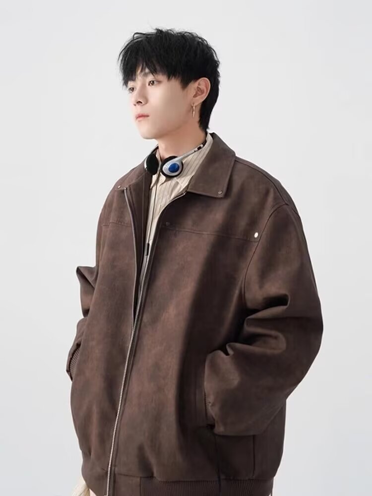 UrbanEdge™ Blush Acid-Wash Bomber