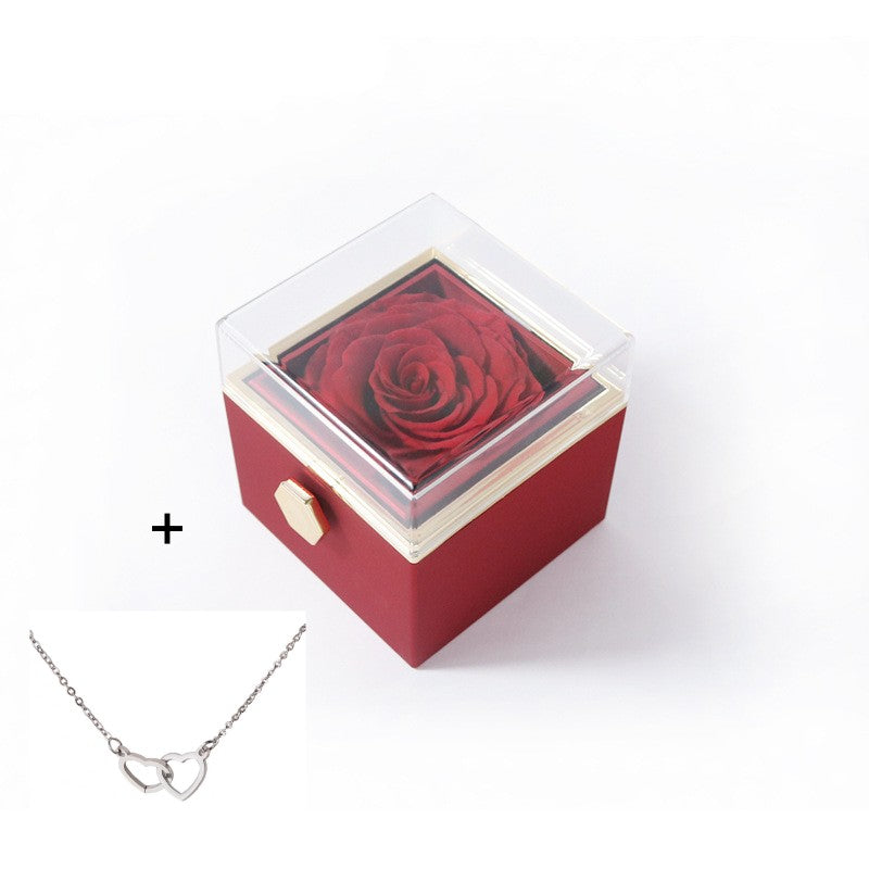 EternalRose™ Preserved Flower Jewelry Box | Viral Hidden Necklace Gift Set