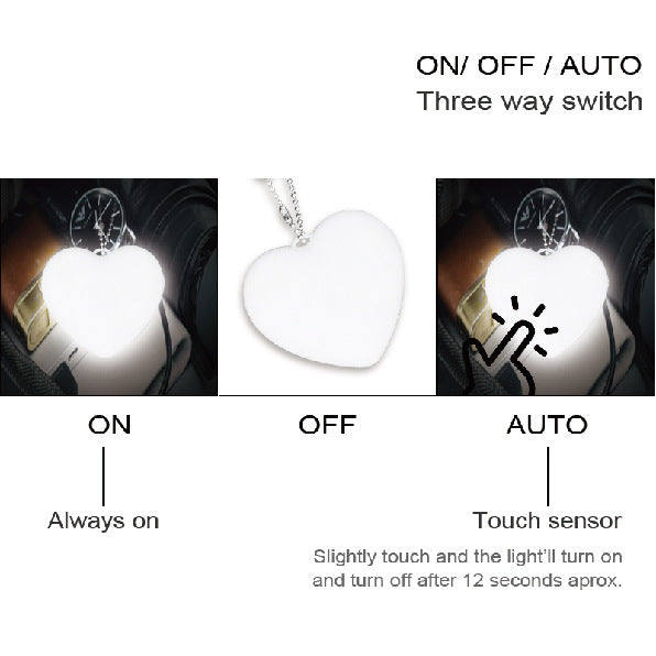 LumiHeart™ Touch-Activated Purse Light