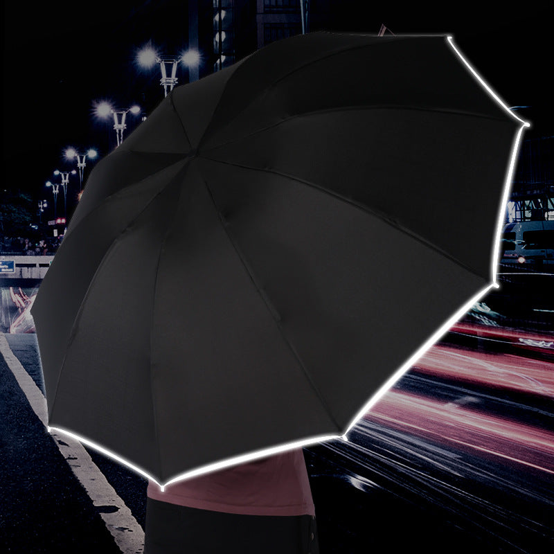StormFlip Pro LED Reverse Umbrella | Windproof, Reflective & No-Drip
