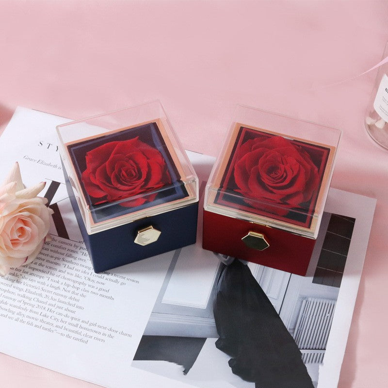 EternalRose™ Preserved Flower Jewelry Box | Viral Hidden Necklace Gift Set