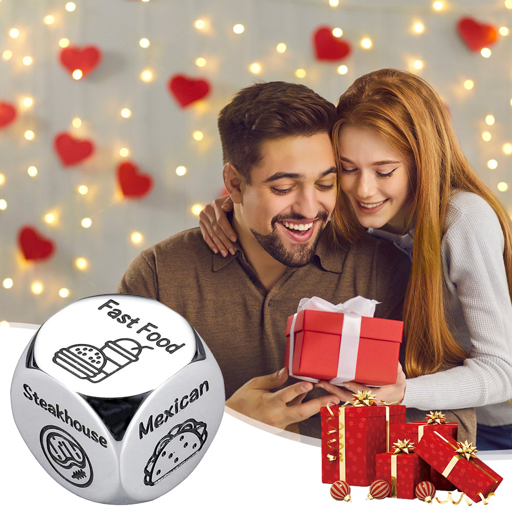 DecisionDice™ Date Night Food Decider | Viral Couple's Dinner Decision Make