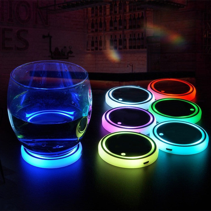 DriveGlow™ Smart LED Car Cup Holder Lights