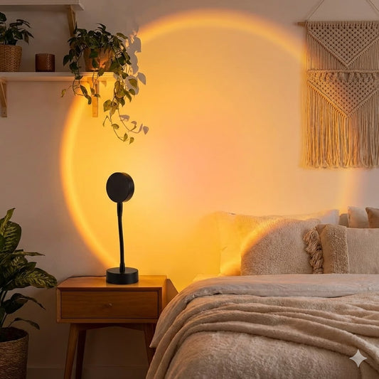 AuraView™ 7-Color Sunset Projection Lamp