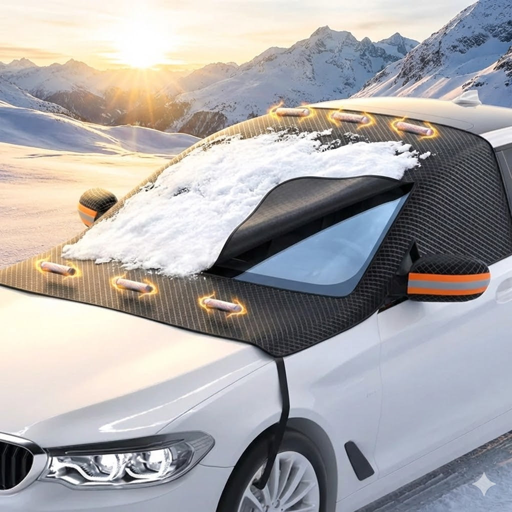 The FrostShield Magnetic Snow Cover (Instant Defrost)