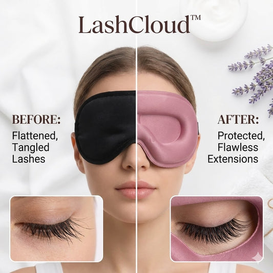 The LashCloud 3D Sleep Mask | Zero-Crush Protection for Extensions
