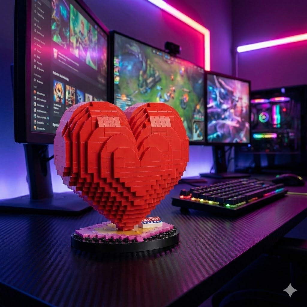 PixelLove™ 3D Heart Building Kit | The "Forever" Gift