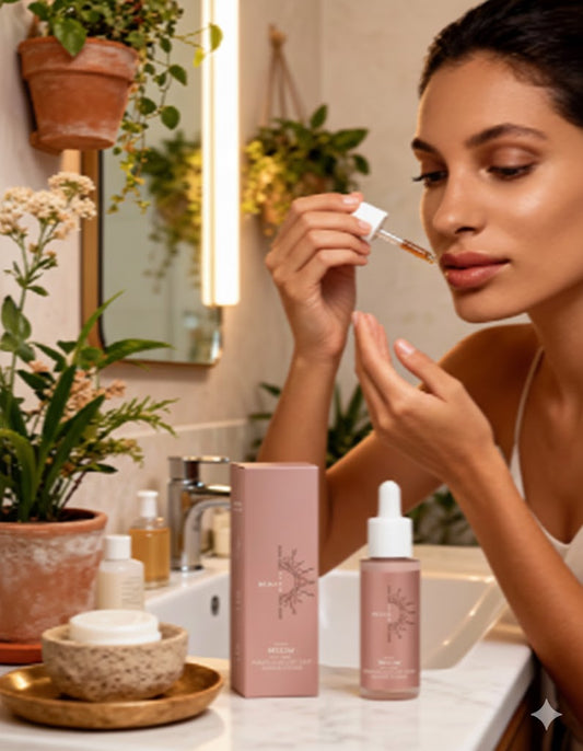 Milano Glow™ Radiant Facial Tanning Drops | Customizable Sunless Bronze Serum