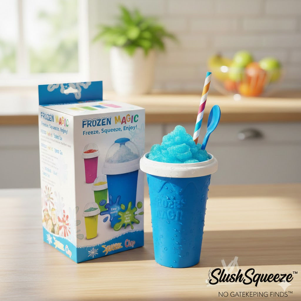 SlushSqueeze™ Instant Slushie Maker | Viral Frozen Magic Squeeze Cup